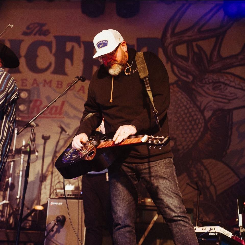 Jeremy Moyers performing on Dobro